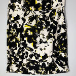 Cato  Black and Yellow Floral Pencil Skirt‎ size 12 Photo 0