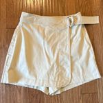 Ann Taylor NWT weekend collection beige buckle skort size 4 Photo 3