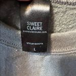 Sweet Claire  Gray 'Good Vibes Only' Sweatshirt Photo 2