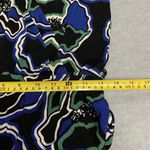 Chico's  Travelers Blue Black Midi Dress Women Size 0 4/6 Jersey Waist Band Dress Photo 8