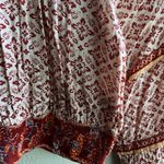 Patrons of Peace Tribal floral print long sleeve crop top Photo 1