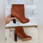 See By Chloe  chestnut Leather Ankle Length Boots Size 40/9.5 Photo 8