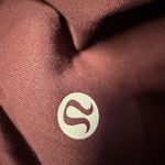 Lululemon  athletica Burgundy Leggings with Patterned Waistband Photo 1