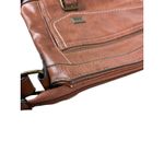 Born concept b.ø.c Cognac Brown Faux Leather Crossbody Bag Messenger Purse Photo 7