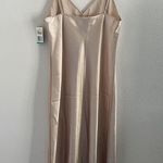 Jones New York NWT Intimates Long Maxi Slip Dress Champagne Large Photo 1