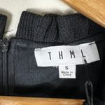 THML NWT  Little Black Dress Womens S Mini Knit Sequin Sleeve Party Cocktail Photo 5