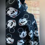 H&M  Disney Mickey Mouse Black Hoodie Ears Cropped, Size Women’s Small Photo 4