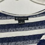 Women’s‎ New Directions Top XL Navy White Stripe Blue Photo 1
