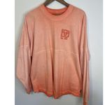  Parks Walt Disney World Spirit Jersey Shirt Coral Orange Ombré‎ Sparkle L Photo 0