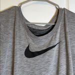 Nike  Dr-Fit Gray Iconic Swoosh S/S Shirt Size 2X EUC #6003 Photo 2