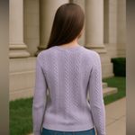 ZARA Gray Cable Knit Sweater Photo 1