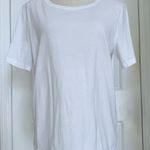 Noisy May White Back Bow Criss Cross Short Sleeve Tee Size Large Designer New Photo 2
