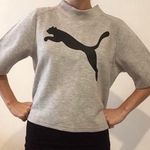 Puma Evostripe Mock neck Cropped Sweater Size Small Photo 0