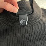 Rue 21  Black Mock Neck Sleeveless Ribbed Sweater Photo 4