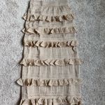 Zimmermann Zimmerman gold knit ruffle skirt. S Photo 2