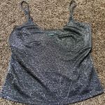 Wild Fable grey sparkly cheetah crop tank  Photo 0
