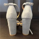 Merona Lulu Blue Block Heel Ankle Strap Sandal Pumps Women’s Size 7 Photo 2