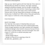 White Fox Boutique White Fox Take My Time Crossover Waist Jeans Photo 3