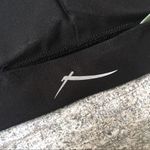 X By Gottex Mesh Contrast Floral Scoop Neck Racerback Sports Bra XS Green Black Photo 5