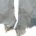 Purple Candy Unique Denim High Rise Extreme Distressed Flares Light Wash, Sz XL Blue Photo 10