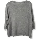 Zadig & Voltaire zadig voltaire XS Pure Cashmere Sweater Knit Metallic Silver Star Elbows Knit Photo 4