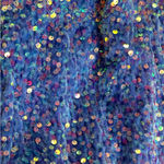 White Birch purple barbiecore sequin embellished bling long puffy sleeves NWT 3X Photo 9