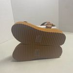 SHOEDAZZLE Taneisa Women’s Rusched Strap Wedge Sandal Size‎ 5.5 Tan Photo 3