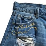 Jessica Simpson High Waist Ranger Distressed Denim Short Photo 1