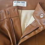 Free People Free‎ People Uptown High Waist Faux Leather Flare Pants in Brown Sz 12 Photo 9