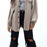 PacSun Homecoming Button Down Fleece Women’s Shirt XS Photo 0