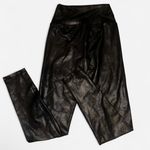 Aerie Black Pleather Offline by  Small Leggings  Photo 1