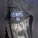 Sonoma Wool Coat Pea Coat Double Breasted Jacket Classic Black L Photo 1