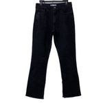 ZARA  Ankle Mid-rise Black Flare Jeans (Size 8) Photo 2
