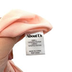 About Us  Revolve Natalie Mini‎ Dress Textured Plunge Neck Pink Size Medium Photo 14