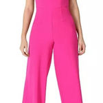 Julia Jordan  Sleeveless Twist Halter‎ Neck Jumpsuit Pink Fuschia Size 4 Photo 0