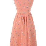 Modcloth Peaches & Cream Birthday Ice Cream Print Sleeveless Dress Size XXS Photo 10
