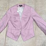 EXPRESS Pink Linen Blend Cropped Blazer Jacket Women’s Size 4 NWT $128 Photo 2