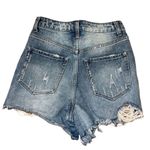 Vervet High Waisted Denim Shorts  Photo 1