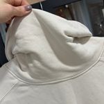 LIT Active Whisper Oversized Turtleneck Sweatshirt Cream pullover mockneck beige Tan Size L Photo 9