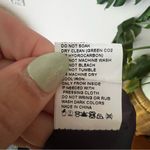 SNDY’S Romi Linen Mini Dress strapless black Womens SIZE SMALL cocktail date Photo 3