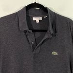 Lacoste  Women's Grey Slim Fit Short Sleeve Polo Size M Photo 1