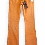 Big star NWT Y2K Vintage  Low Rise Orange Boot Cut Jeans Size 25 Photo 0