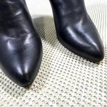 Jeffrey Campbell Handmade Ibiza Last Black Leather Heeled Boots Size 10 Photo 3