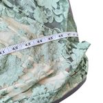 Cider  Womens Green Lace Ruched Midi Dress Size L Cottagecore Fairycore Slipcore Photo 11