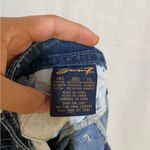 Seven7 Cropped Stretch Jeans Size 4 Medium Wash Photo 3