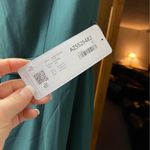 Azazie Teal Maxi Dress with Slit Photo 7