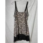 Vintage Delta Burke 2X Lace Trim Slip Dress Chemise Zebra Print Lingerie Plus Black Size XXL Photo 1