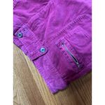 Vtg 90s Coast to Coast Pink Corduroy Flare Cargo Pants Size 12 Zipper Pockets Photo 2