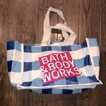 Bath & Body Works  checkered reusable tote bag small Photo 1