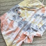 Young Fabulous and Broke Tie-Dye Lace-Up Shorts Photo 5